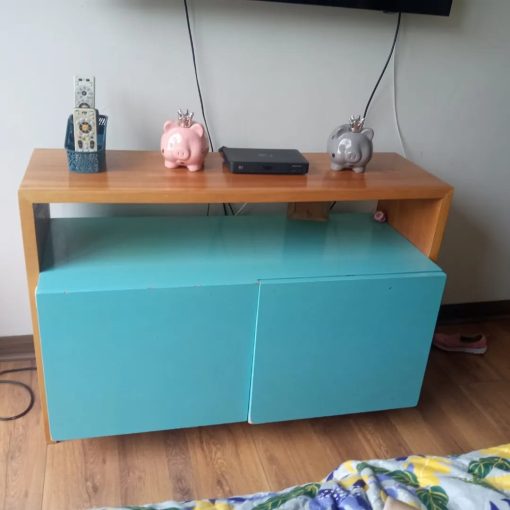 Mueble Madera Turquesa