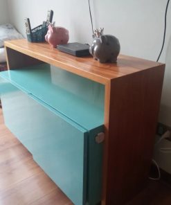 Mueble Madera Turquesa