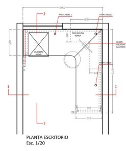 Escritorio en L con Cubierta MDF 18 mm, Revestida de Lamitech