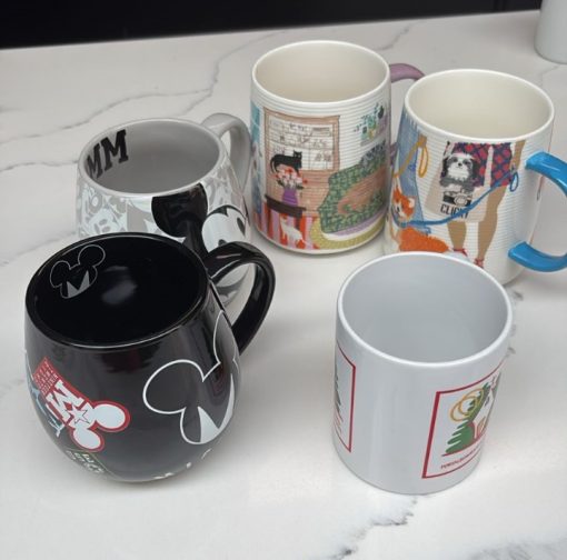 Set de 5 tazas variadas