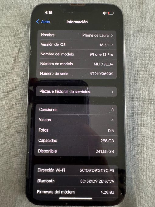 IPhone 13 pro de 256 GB celeste - Imagen 5