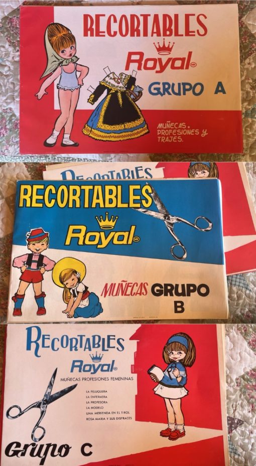 Set 3 recortables Royal