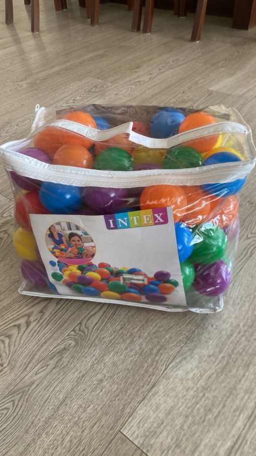 Set 100 pelotas plásticas colores Intex