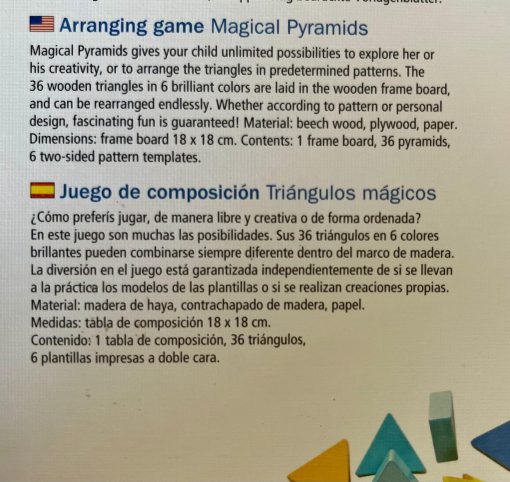 Juego Triángulos Mágicos Haba - Imagen 2